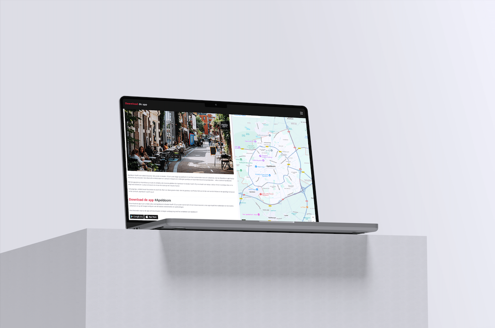Download de app website
